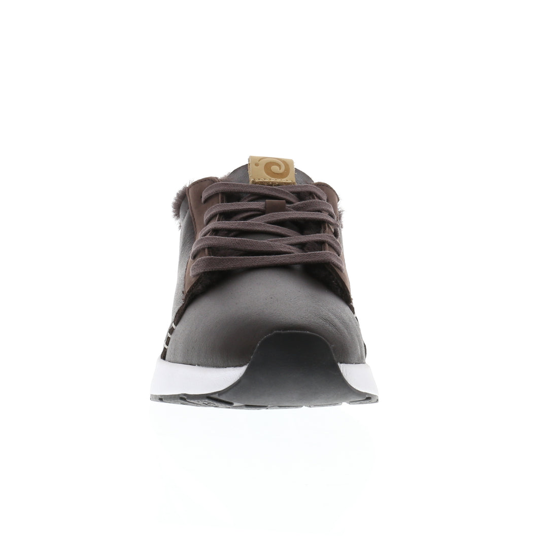 Merino Sneaker Herren Classic, Leder, braun
