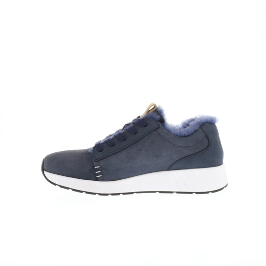 Merino Sneaker Damen Classic, blau
