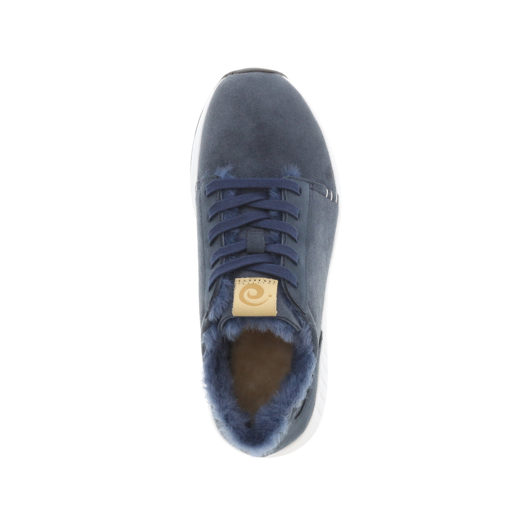 Merino Sneaker Damen Classic, blau