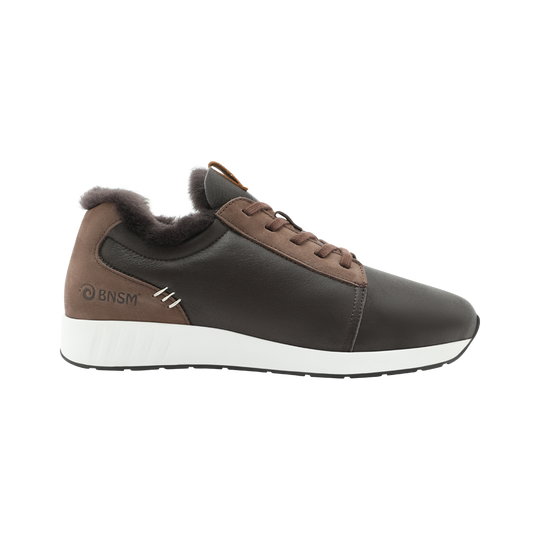 Merino Classic Low Herren, Leder