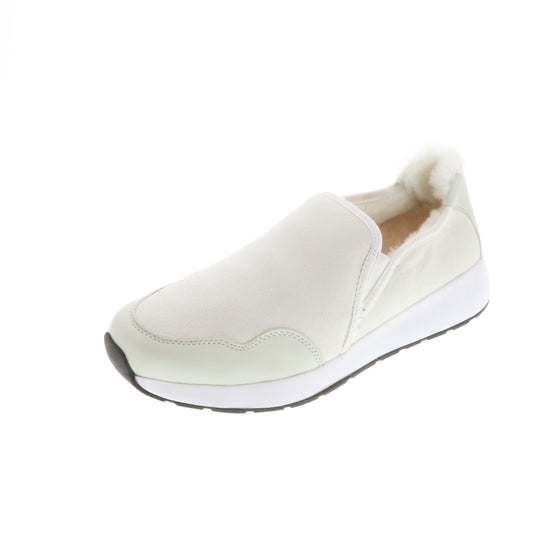 Merino Schuhe Slip On Sneaker Damen Classic, weiss