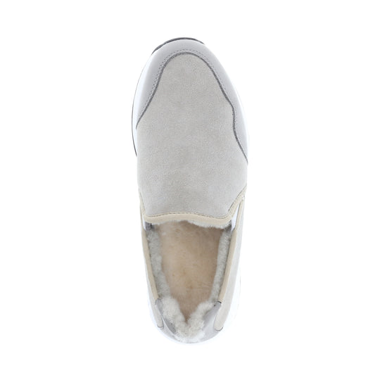Merino Schuhe Slip On Sneaker Damen Classic, grau