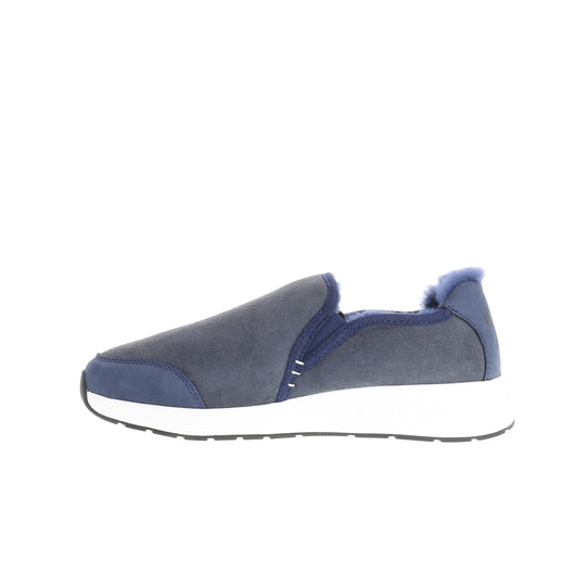 Merino Schuhe Slip On Sneaker Damen Classic, blau