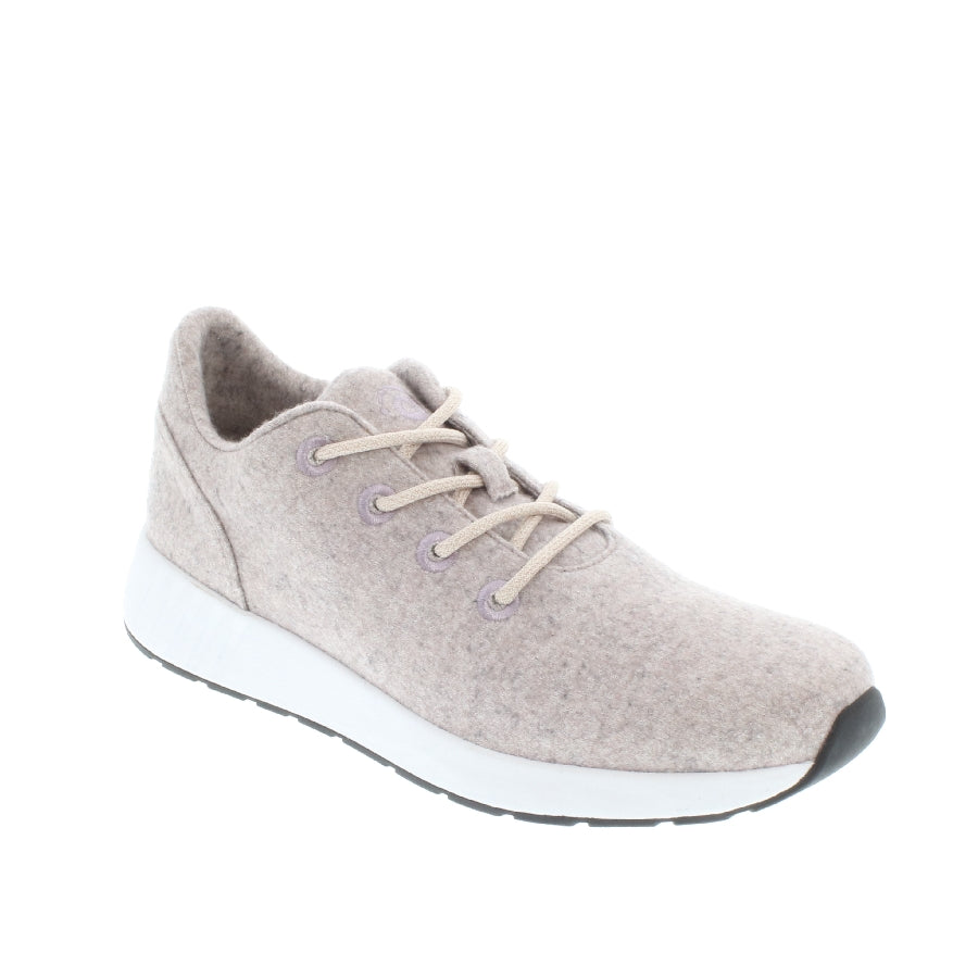 Merino Wolle Sneaker, weiße Sohle