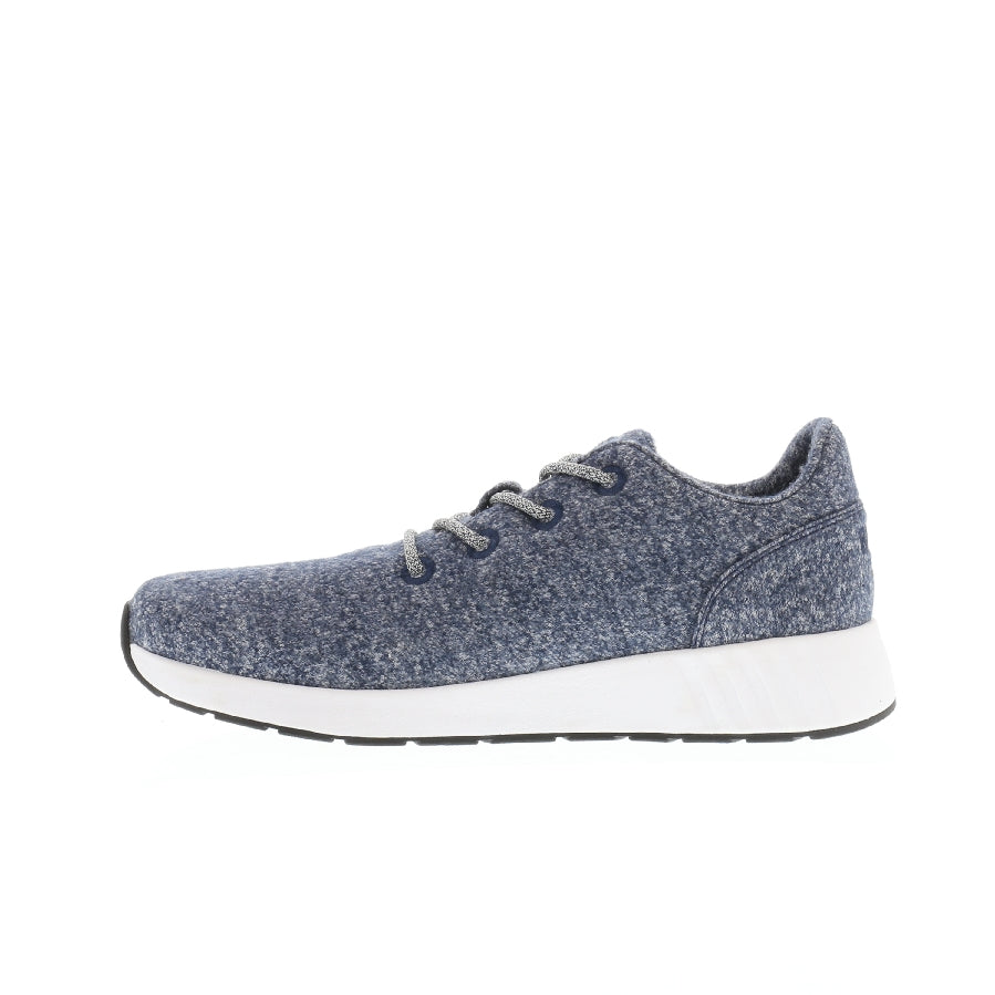 Merino Wolle Sneaker, weiße Sohle