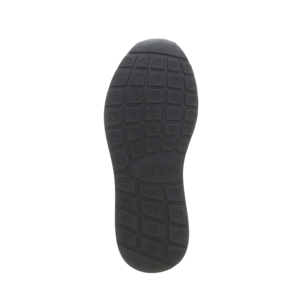 Merino Schuhe Slip On Sneaker Damen Classic, schwarze Sohle, schwarz