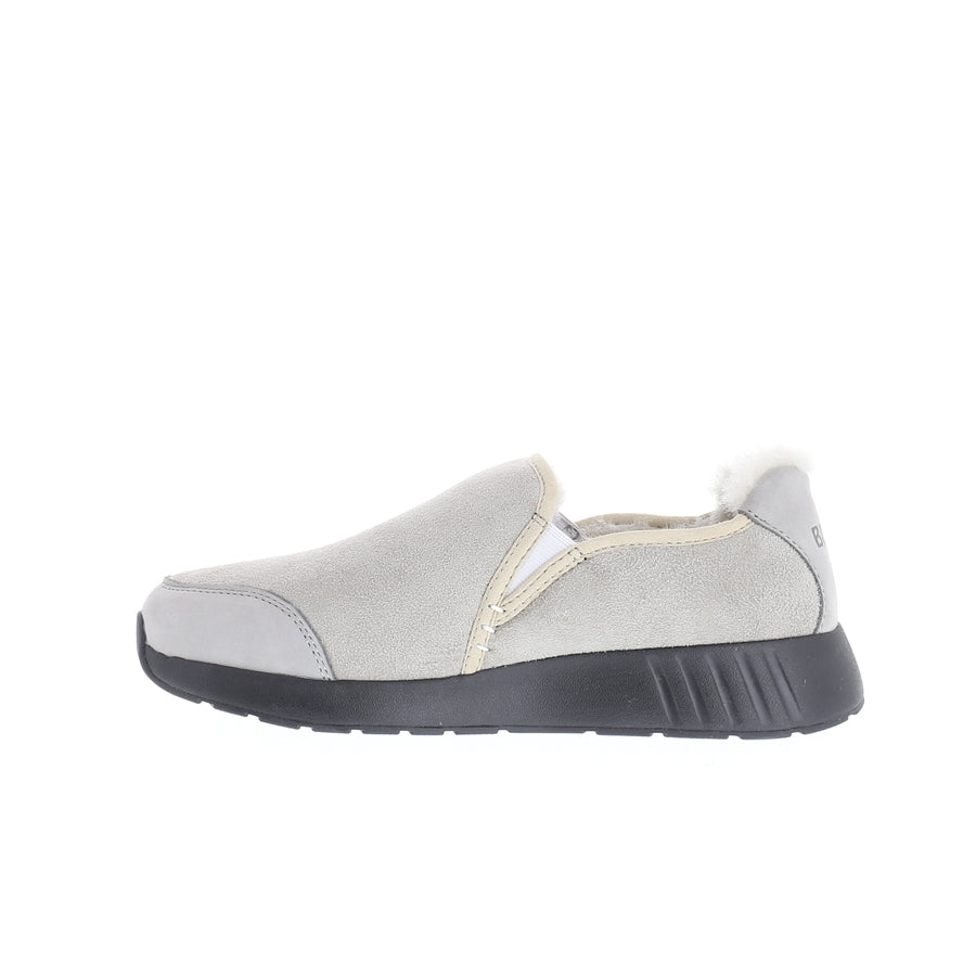 Merino Slip On Herren, schwarze Sohle