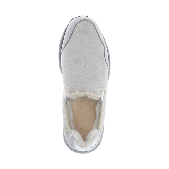 Merino Slip On Herren, schwarze Sohle