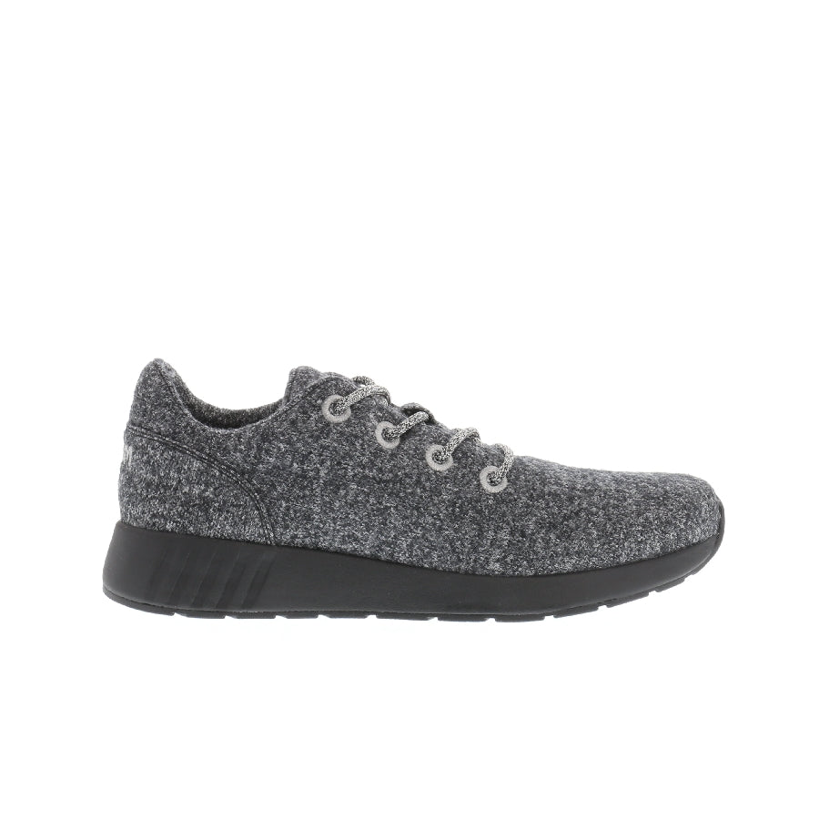 Merino Wolle Sneaker, schwarze Sohle