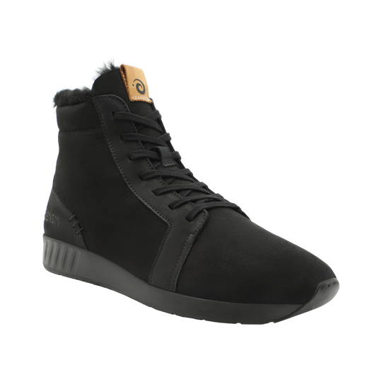 Merino Classic High, schwarze Sohle