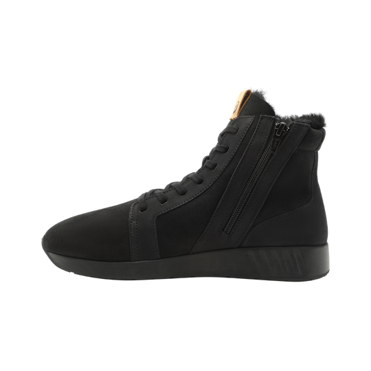 Merino Classic High, schwarze Sohle