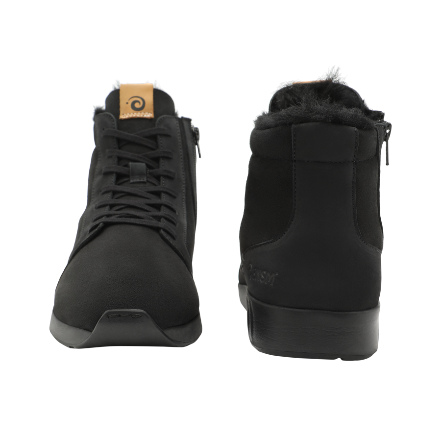 Merino Classic High, schwarze Sohle