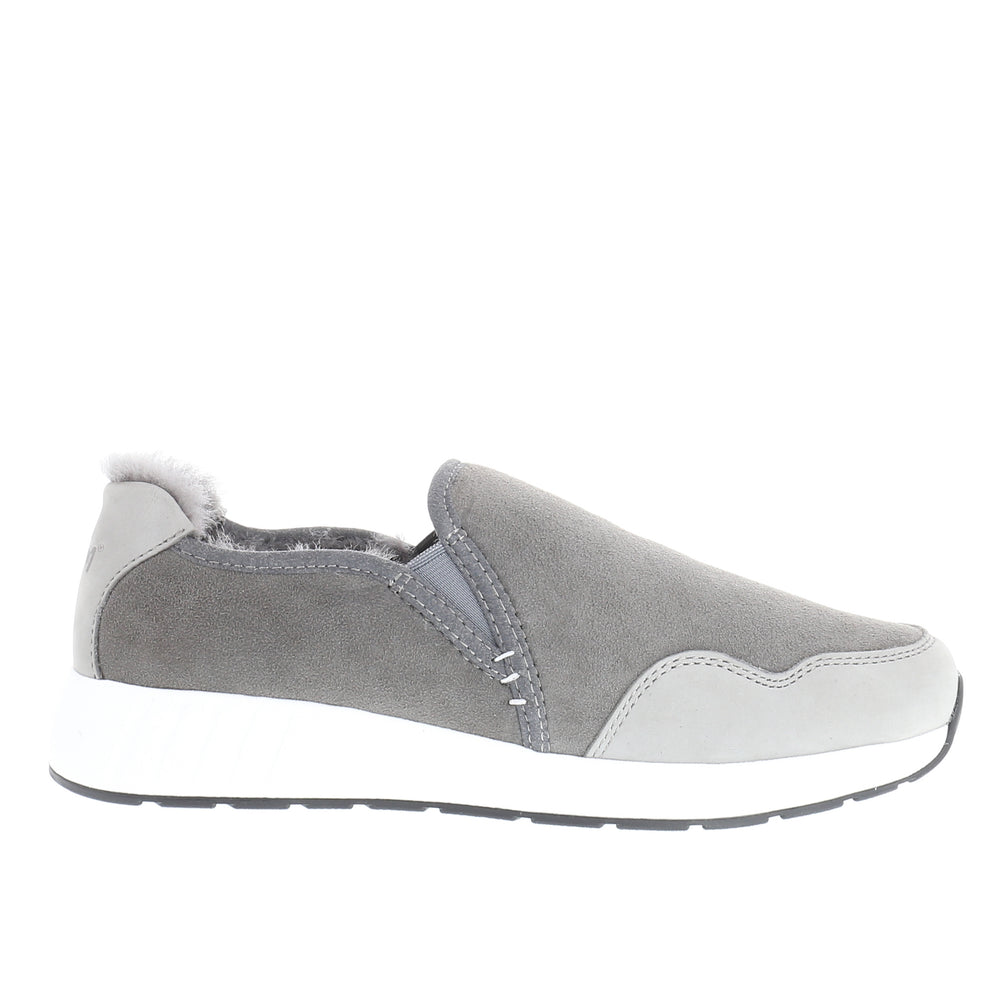 Merino Schuhe Slip On Sneaker Herren Classic, dunkelgrau
