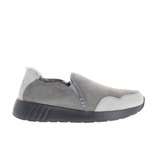 Merino Slip On, schwarze Sohle