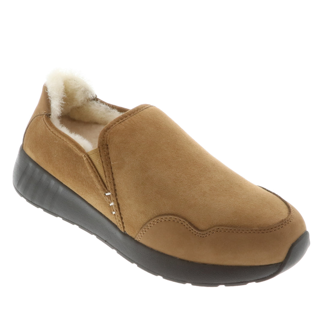 Merino Slip On Herren, schwarze Sohle