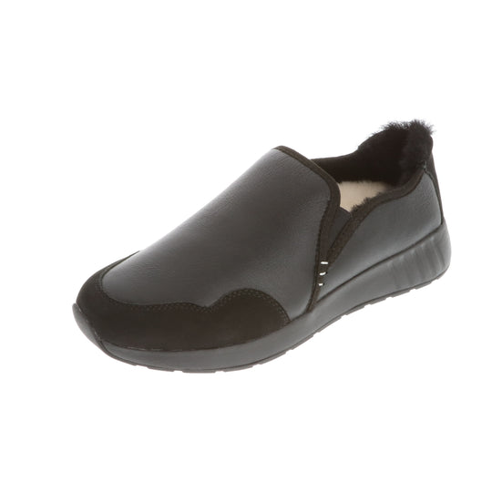 Merino Slip On Herren, Leder