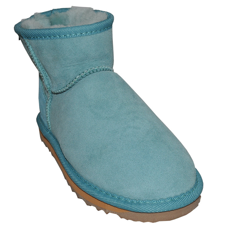 BMO - Merino Lammfell Boots Erwachsene Classic Ultra - pastell blau